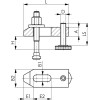 Brida sujeción DIN6314V reforzada