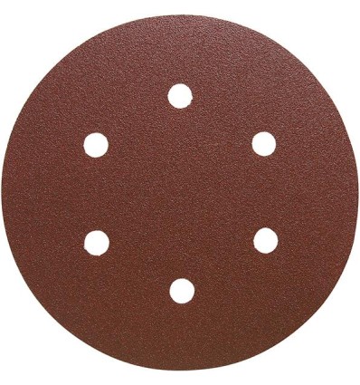 Disco abrasivo velcro madera 150mm 6 agujeros