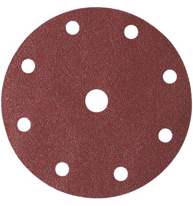 Disco abrasivo velcro madera 150mm 9 agujeros