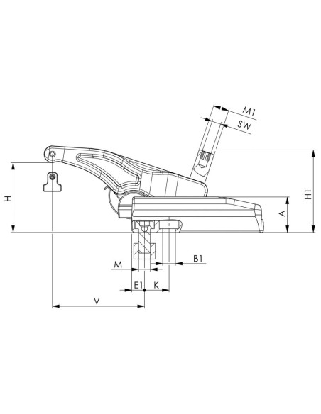 Grapa rápida de fuerza 7600