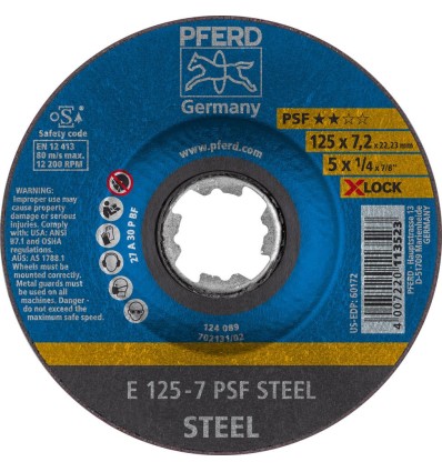 Disco desbaste PSF X-LOCK STEEL