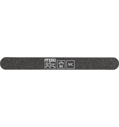 Lima abrasiva SF-R147-15-5 flexible, SiC K 80, extremo redondo