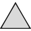 Lima abrasiva Arkansas dura triangular