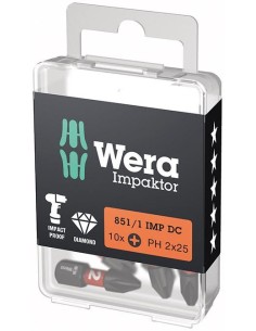 Punta Impaktor 1 / 4 pulgadas DIN 3126 C6,3 Paquete 10 unidades