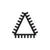 Lima de taller DIN7261C triangular