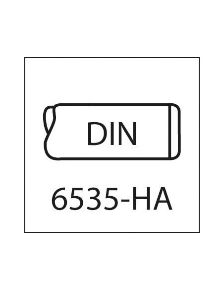 Broca espiral SL WN MDI vastago FIRE 6537-HA 5xD