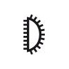 Escofina madera DIN 7263C semicircular picado 2