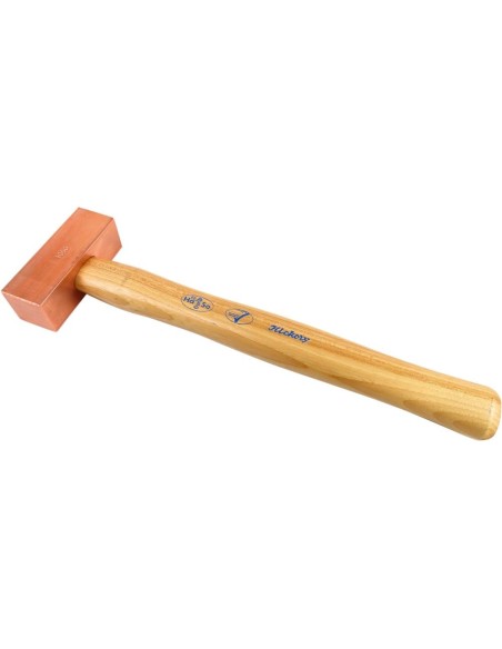 Martillo de cobre con mango nogal