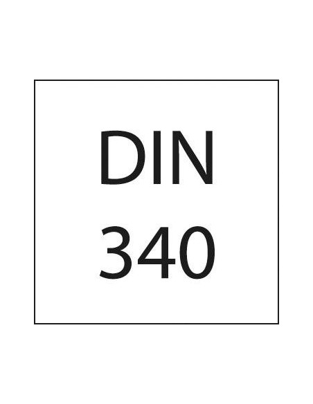 Broca espiral DIN340 HSS rectificada tipo N