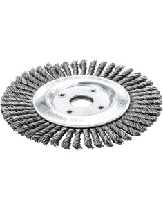Cepillo tuberías alambre acero trenzado