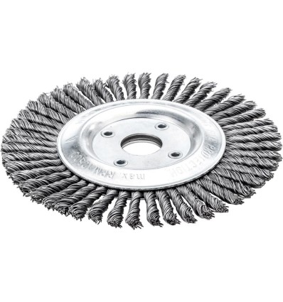 Cepillo tuberías alambre acero trenzado