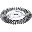 Cepillo tuberías alambre acero trenzado