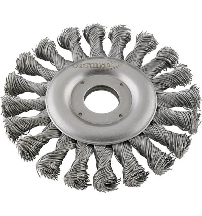 Cepillo circular acero trenzado