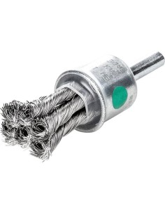 Cepillo brocha acero inoxidable trenzado