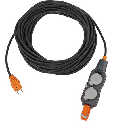 Cable alargador 4 enchufe IP54 H07RN-F3G2,5 professionalLINE