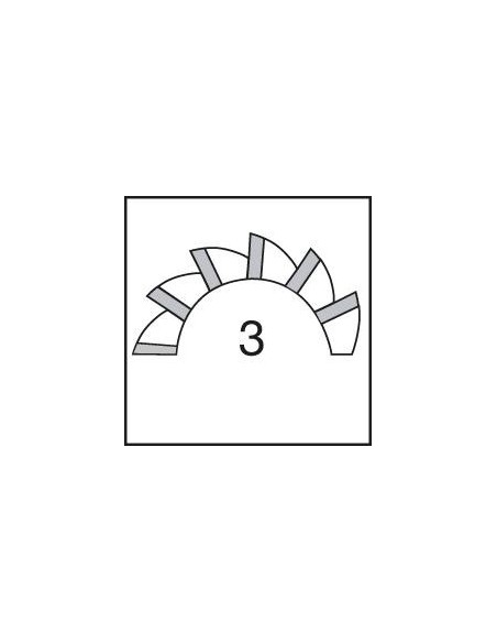 Avellanador de espiga HSS tamaño 1
