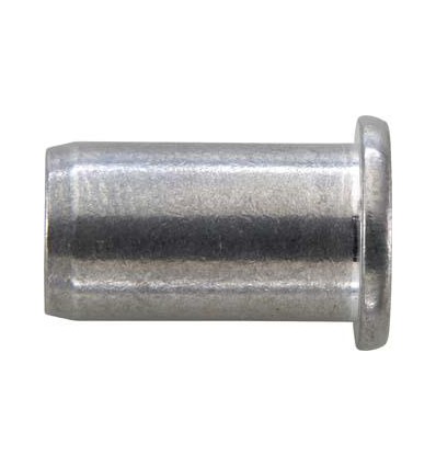 Tuerca remache ciego aluminio cabeza bombeada