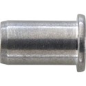 Tuerca remache ciego aluminio cabeza bombeada