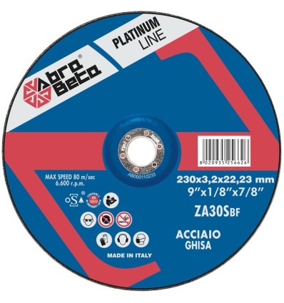 DISCO DE CORTE ACERO CD ZA30S