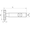Fresa chavetero corta DIN 850 HSSCo8 TiALN tipo N forma D