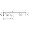 Fresa frontal larga DIN6527 MDI FIRE tipo RF100