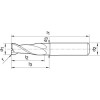 Fresa toroidal MDI Z2 corto HA TA-C