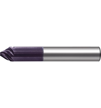 SpyroTec fresa biselada materiales duros  60 grados Z5 HA TiAlN