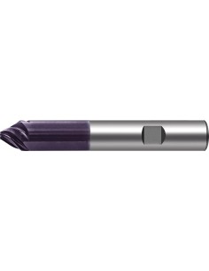 SpyroTec fresa biselada materiales duros  60 grados Z5 HA TiAlN