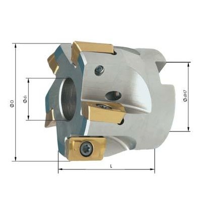 Portacuchillas ángulo 90 grados Z4 refrigeración interior para APKT16