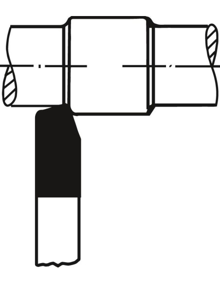 Cuchilla torno HSSE DIN4951R