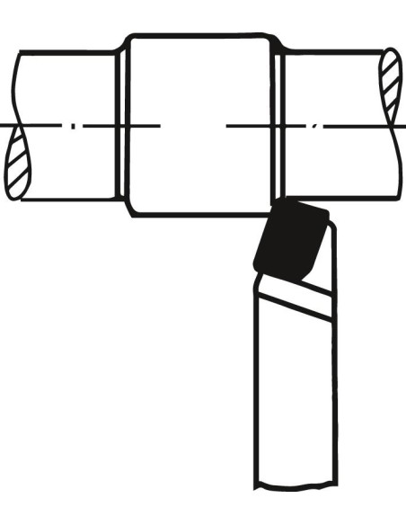 Cuchilla torno HM DIN4971 derecha P25-30
