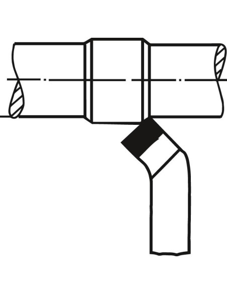 Cuchilla torno HM DIN4972 derecha P25-30