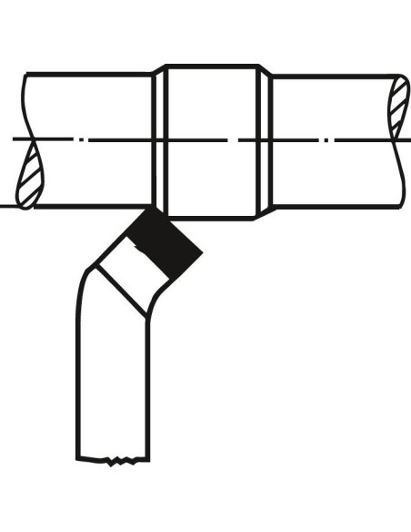 Cuchilla torno HM DIN4972 izquierda P25-30