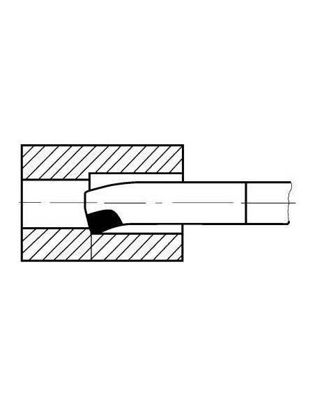 Cuchilla torno angular MD derecha DIN4974 P25-30