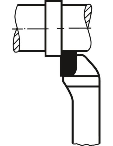 Cuchilla torno HM DIN4980 derecha P25-30
