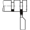 Cuchilla torno HM DIN4981 derecha P25-30