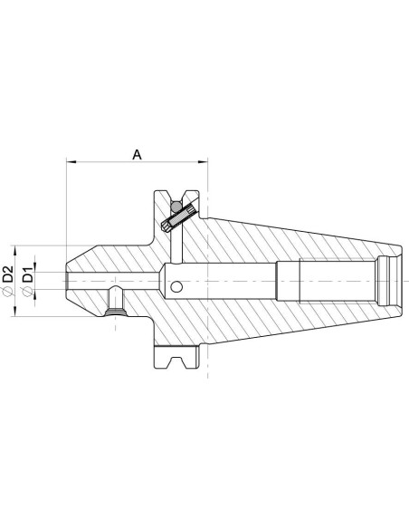Portafresas DIN69871ADB SK50