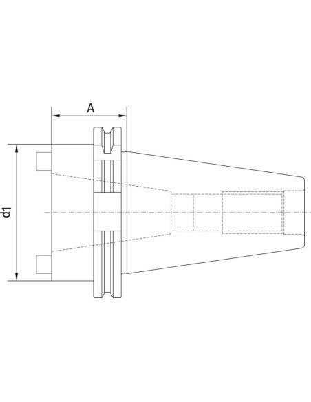 Casquillo intermedio DIN69871A