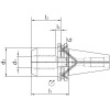 Mandril de sujeción HPH DIN69871ADB SK40