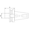 Casquillo inserción JISB6339AD forma D BT40