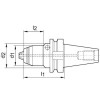 Portabrocas corto AKL JIS B6339 BT40