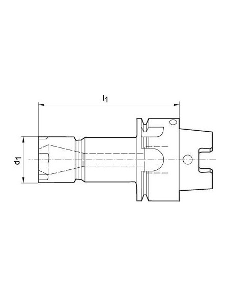 Portapinzas Mini ER DIN69893A HSK-A63