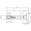 Portapinzas DIN69893A CP11M HSK-A