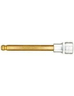 Punta para destornillador 1 / 2 pulgadas hembra hexagonal con cabeza esférica