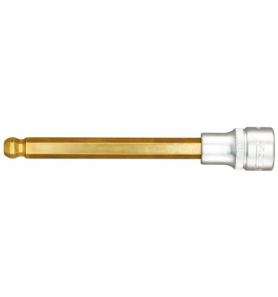 Punta para destornillador 1 / 2 pulgadas hembra hexagonal con cabeza esférica
