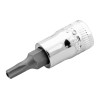 Llave de vaso cuadradillo 1/4" punta Torx inviolable mod 6709