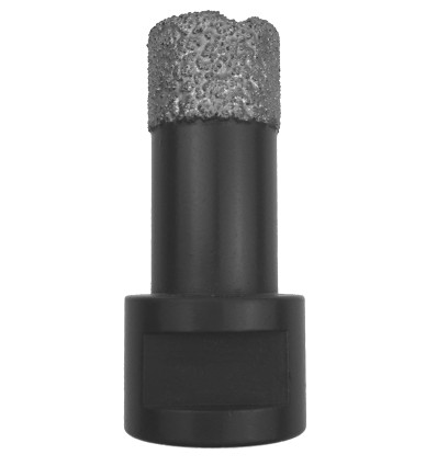 JUEGO DE 4 BROCAS HUECAS DIAMANTADAS PARA PERFORACION EN SECO CON ROSCA M14 (Ø 6