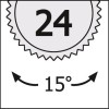CARRACA REVERSIBLE PALANCA 1/4 PULGADAS 24DIENTES 129MM