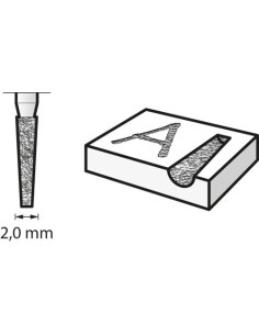 DREMEL 7134 PUNTA DIAMANTADA 2 MM 26157134JA