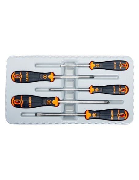 JUEGO DESTORNILLADORES TORX BAHCOFIT 5PZS